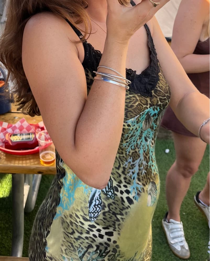 Vintage Cheetah Mermaid Dress - Image 2