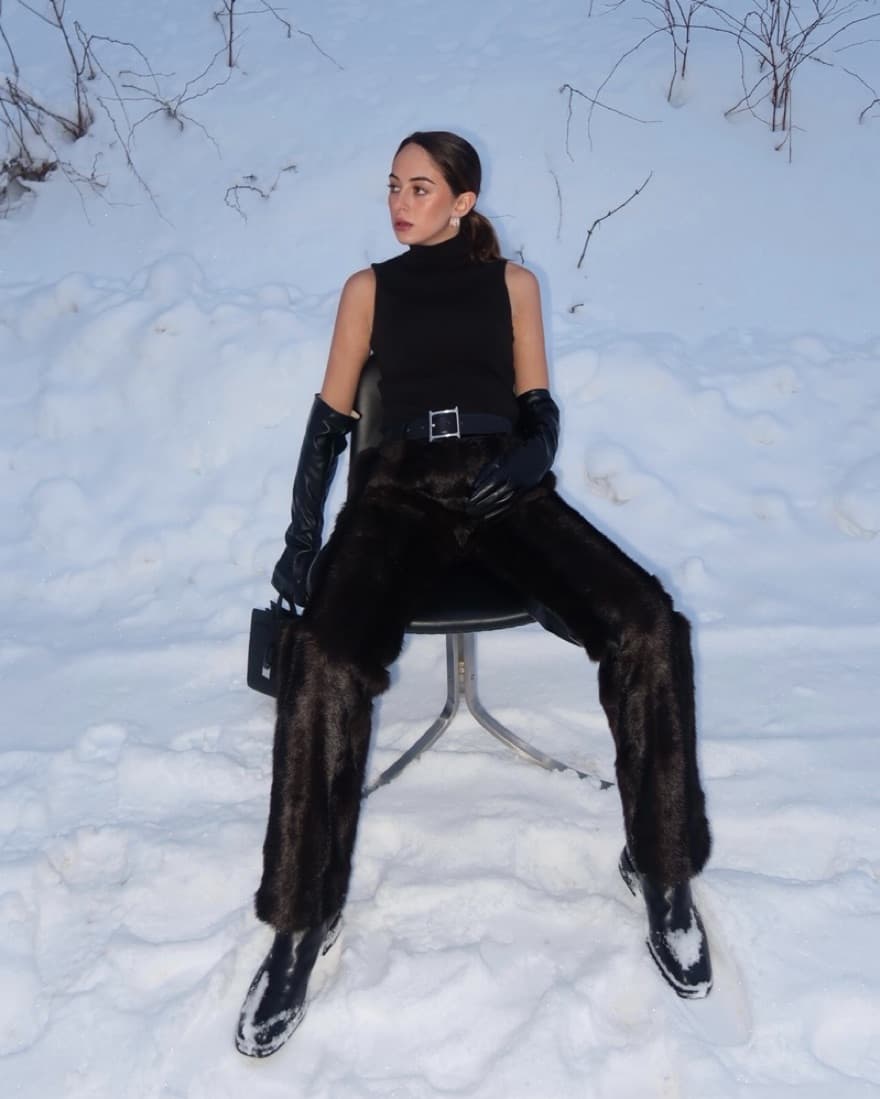 Aknvas Fur Pants - Image 2