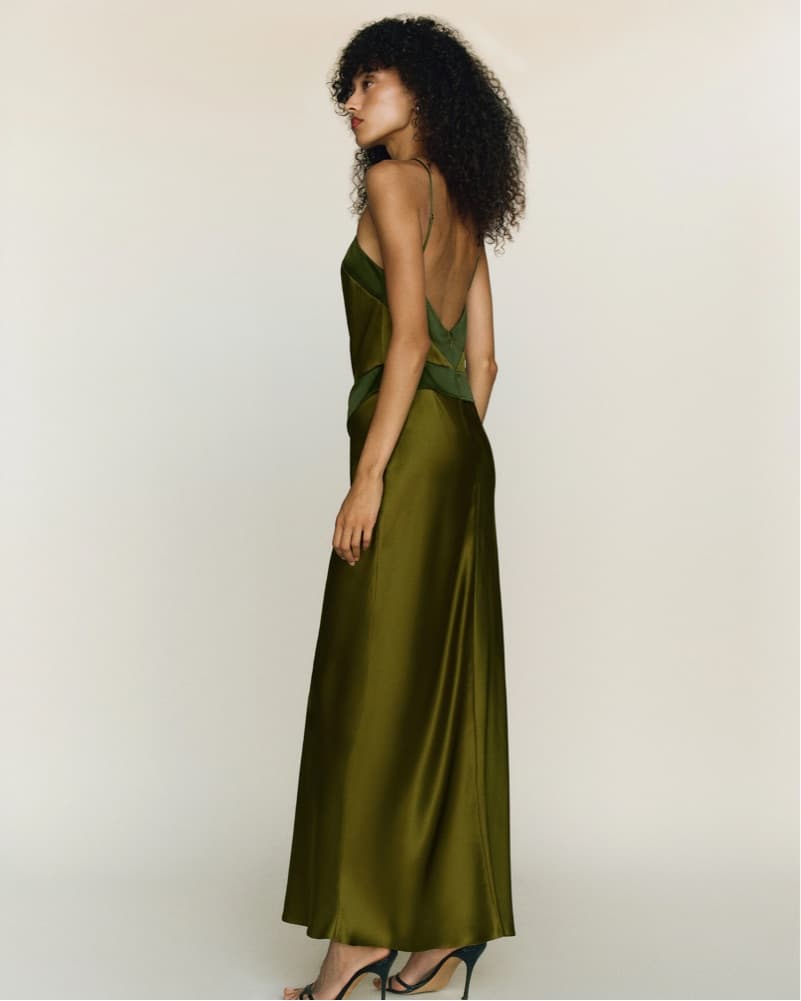 Reformation Jillian Silk Dress - Image 3