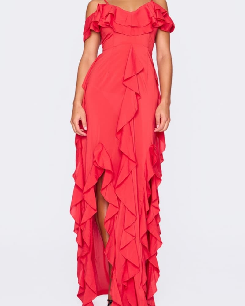 Stunning Ruffled Maxi Dress - Image 2