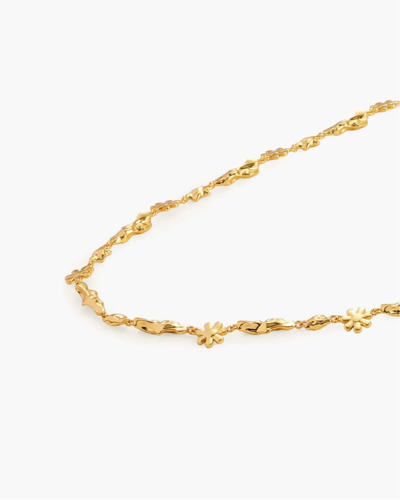En Route Flor Clusters Necklace Gold - Image 3