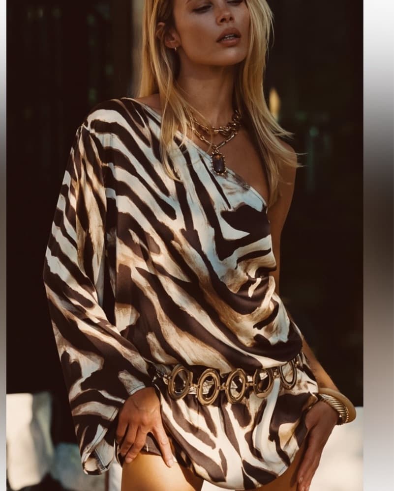 12th Tribe Zebra Dress  - Image 2