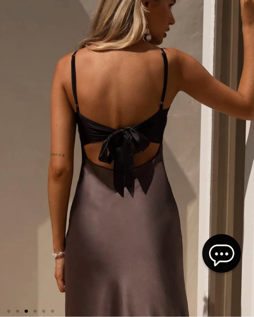 peppermayo Satin Maxi Dress - Image 2