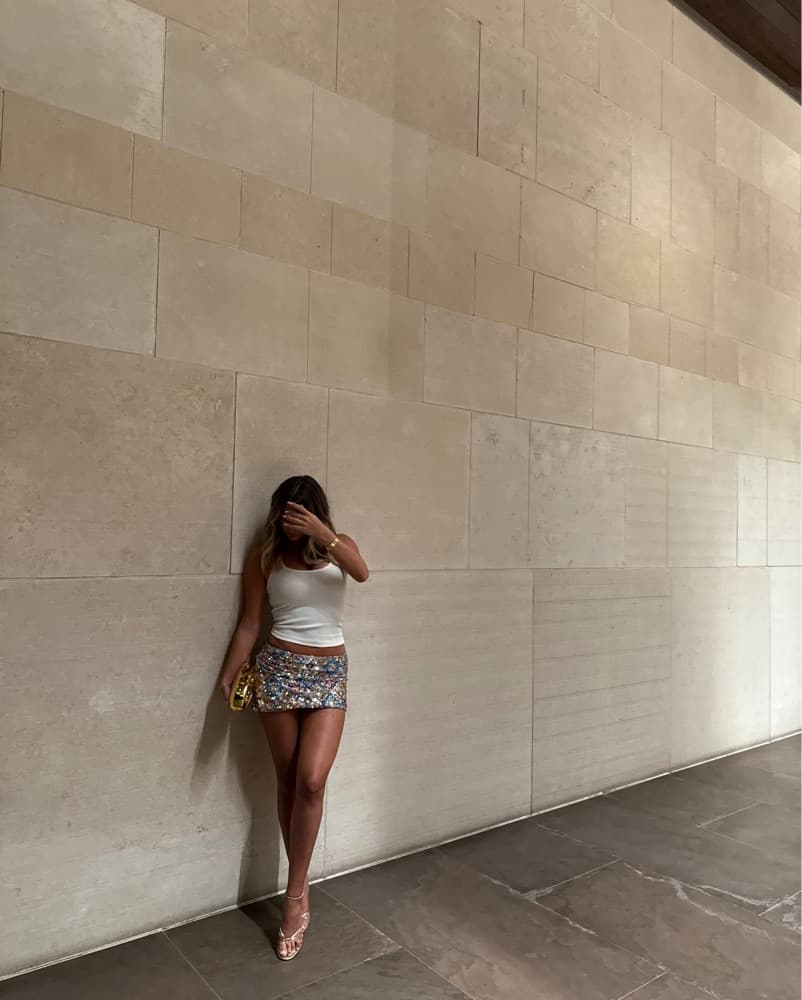 Sequin Mini Skirt  - Image 2