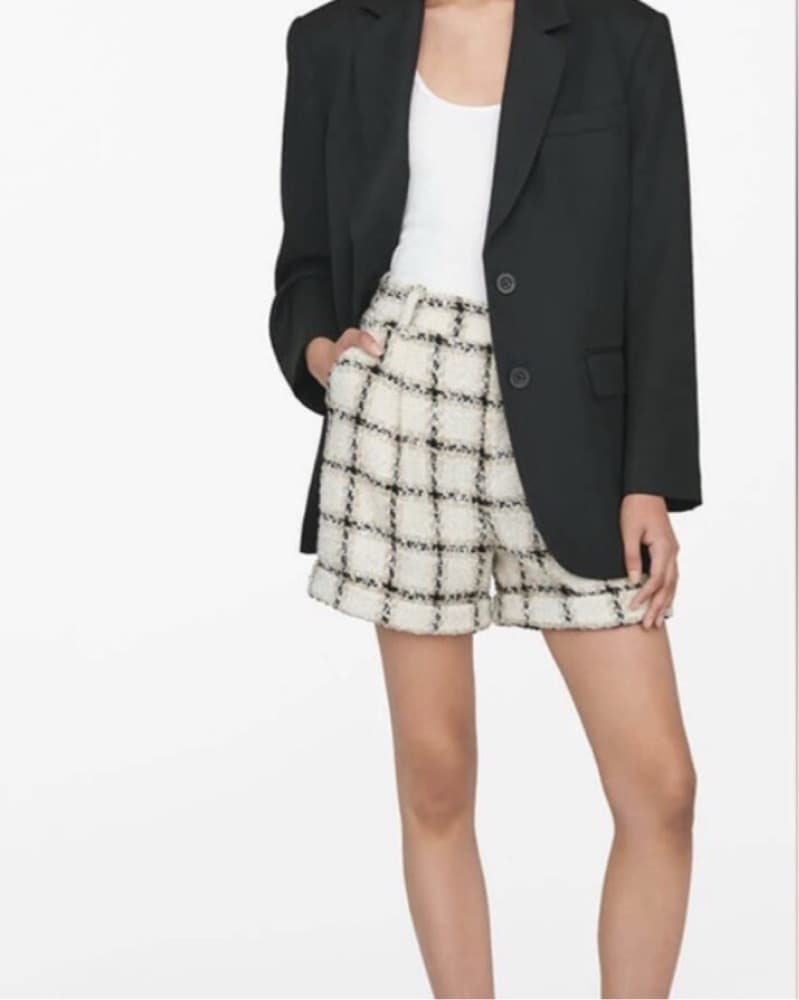 Anine Bing Wool Shorts - Image 1