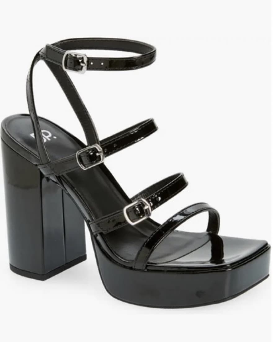 Nordstrom BP black platform heels - Image 1
