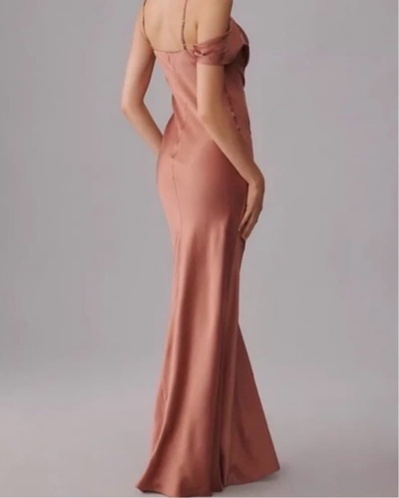 Reformation Ronda Silk Dress - Image 3