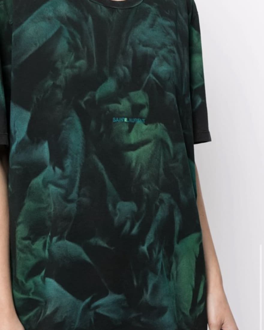 Tie Dye Tshirt Saint Laurent - Image 4