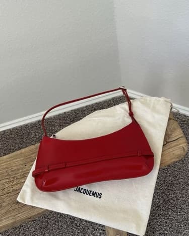 Jacquemus Red Belted Shoulder Bag - Image 2