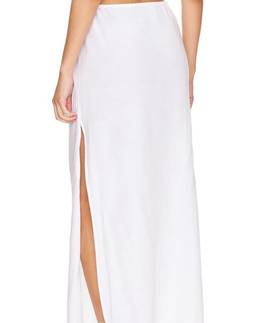 Revolve Elegant White Maxi Skirt - Image 2