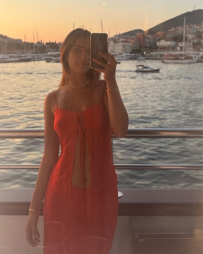 Vibrant Red Maxi Set - Image 5