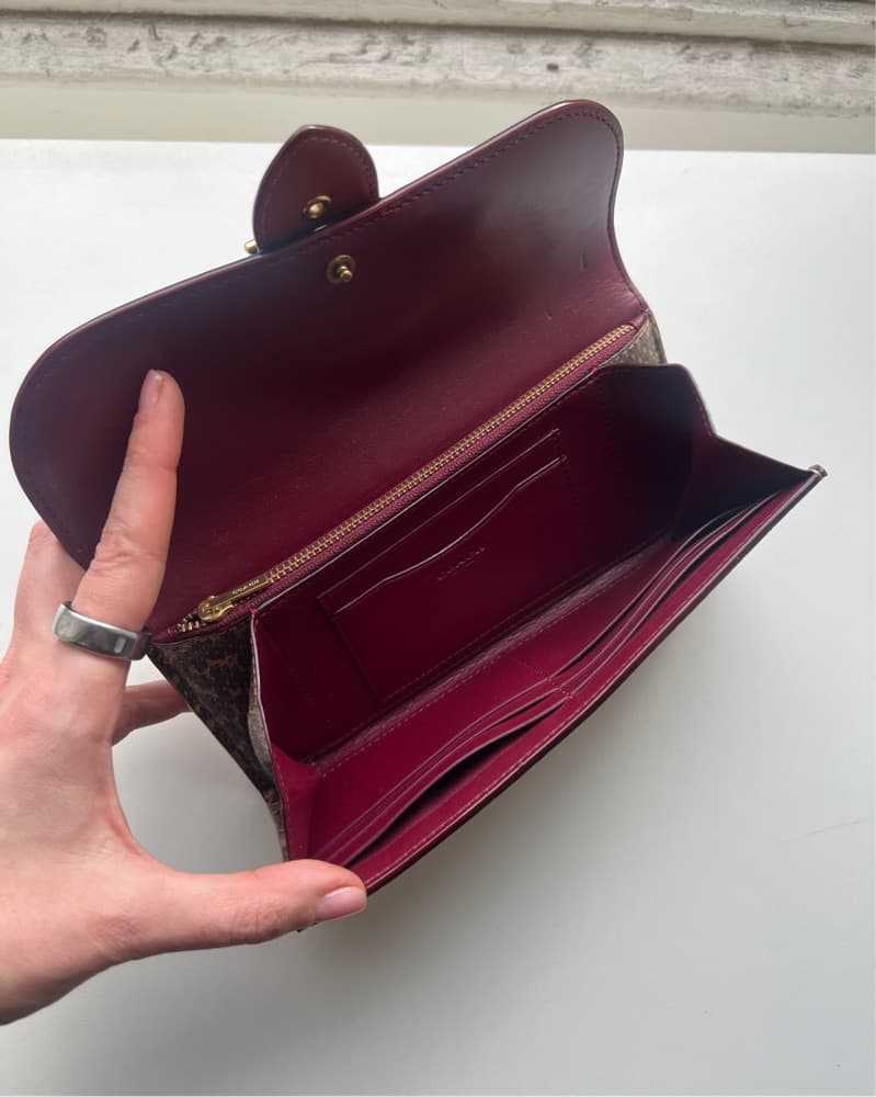 Leather Coach Wallet - Image 4
