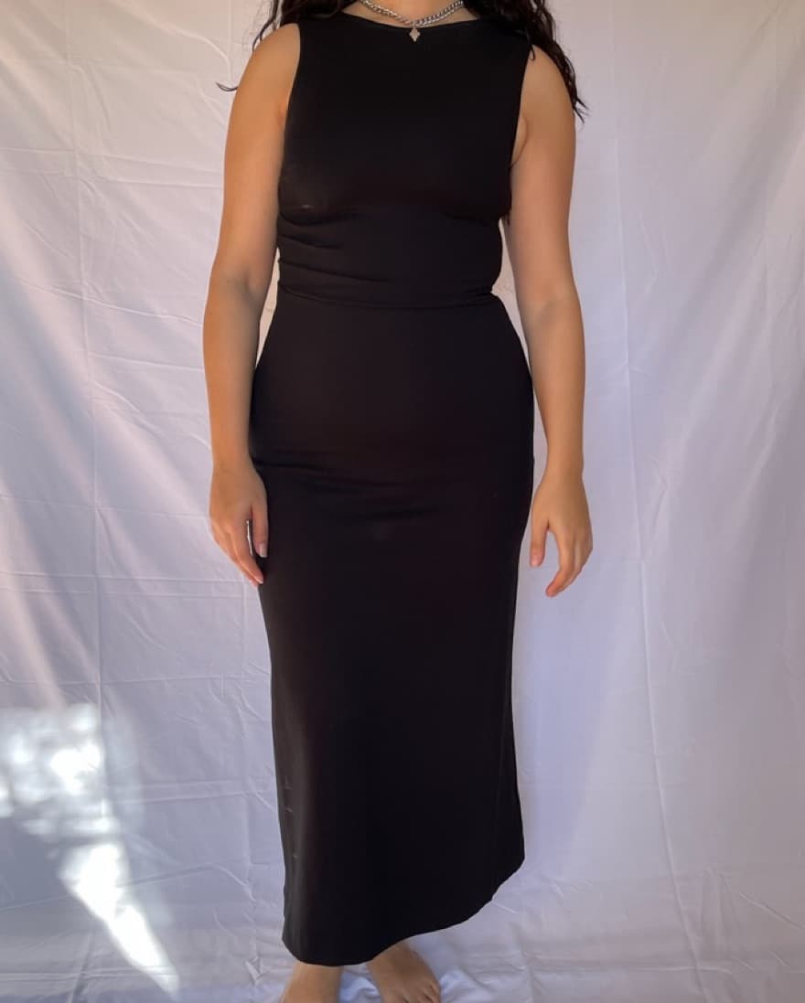 Wynn Hamlyn Black Monica Dress - Image 4