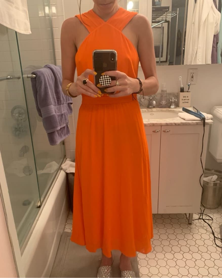 Orange & Other stories formal dress - Image 2