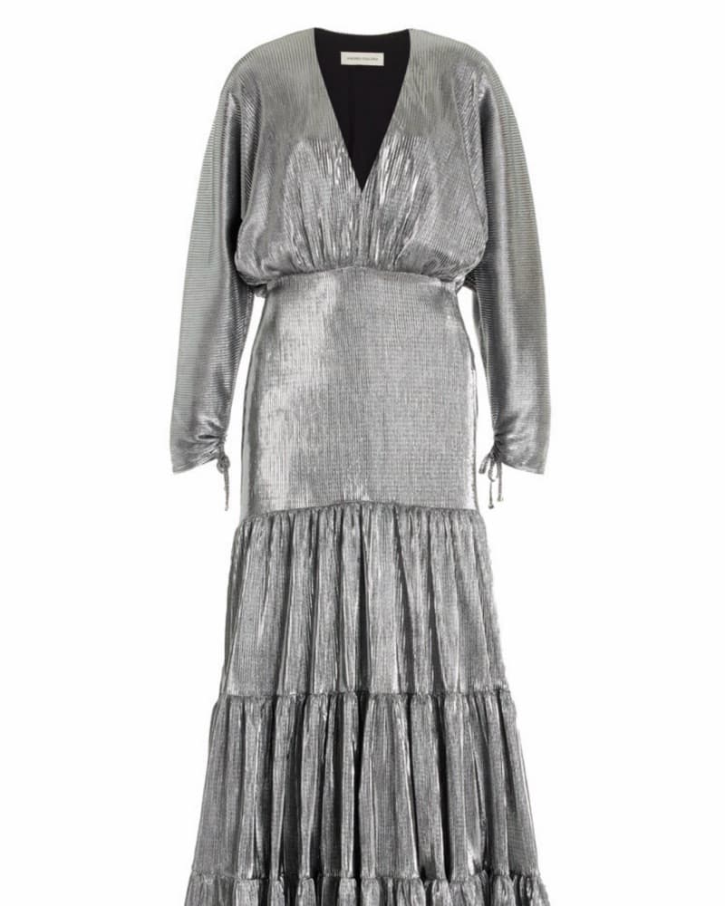 Andres Otalora Silver gown - Image 3