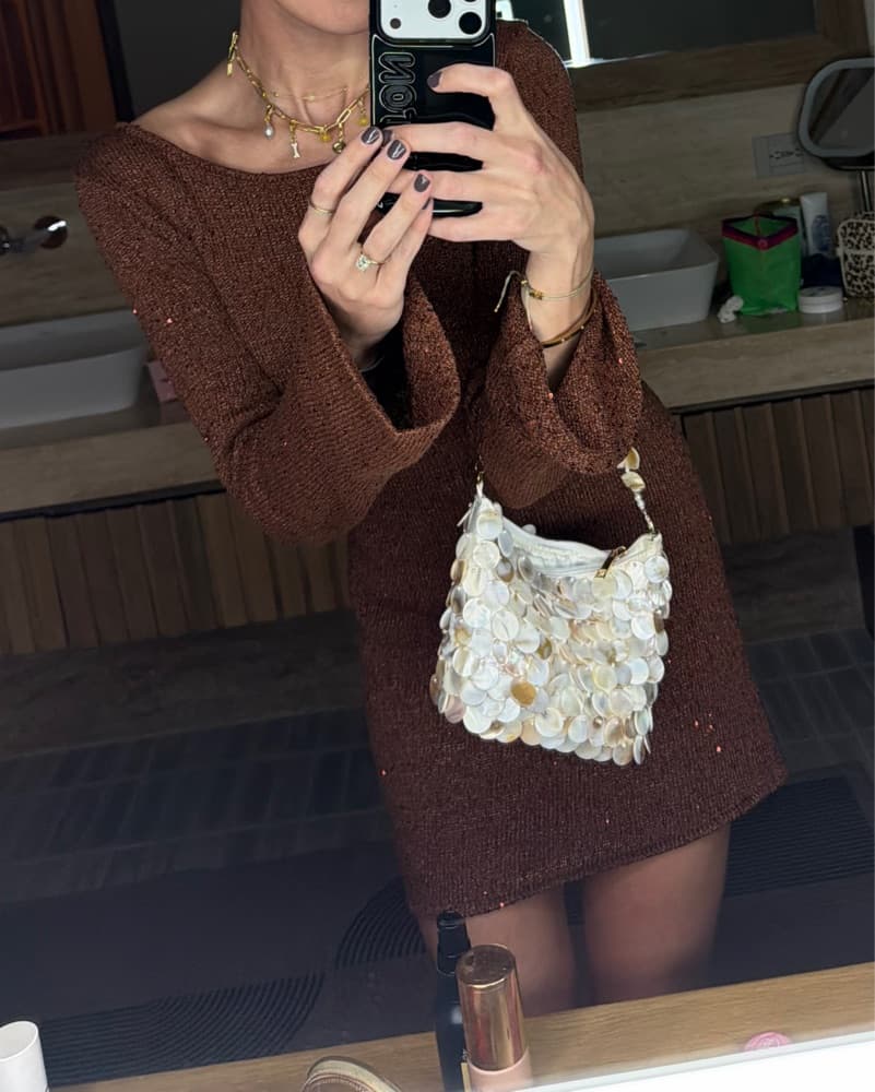 ASTA Resort Sequin Mini Dress - Image 2
