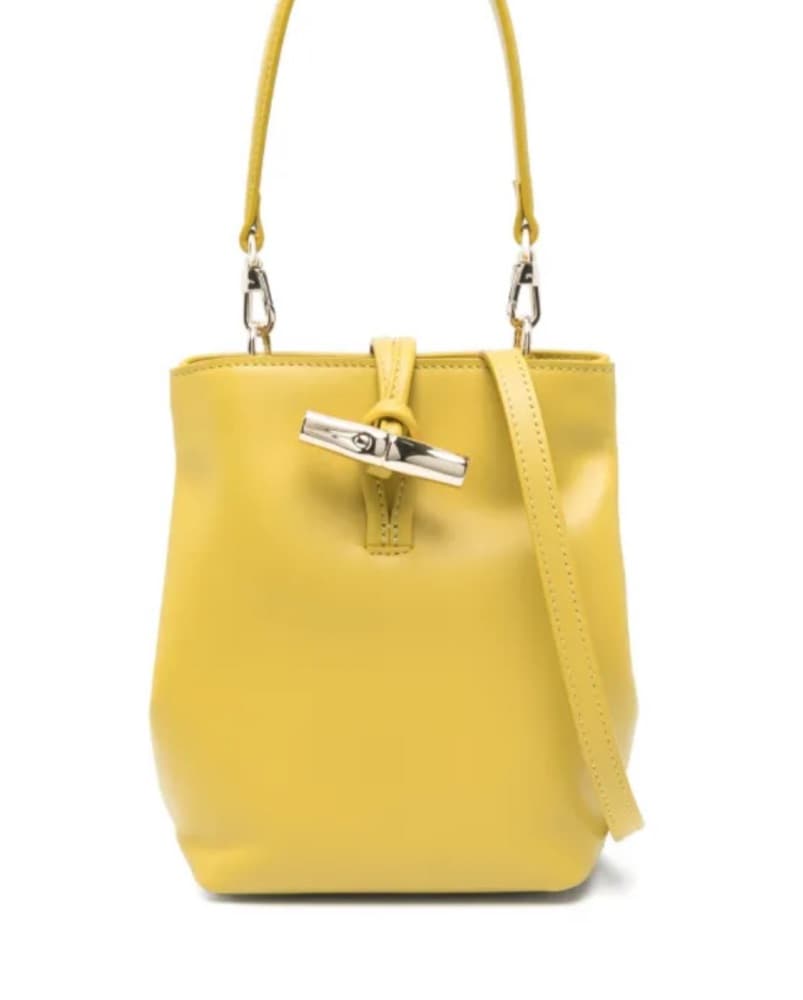 Longchamp Leather Bucket Bag  - Image 1