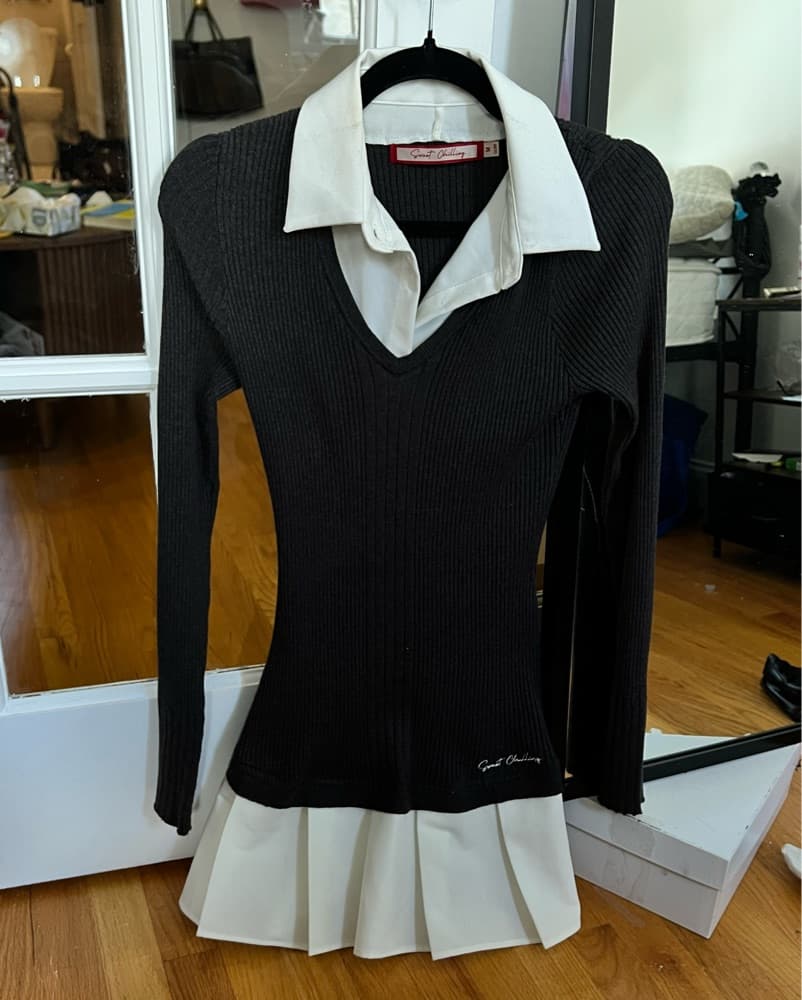 Sweet Chilling Pleated Mini Dress - Image 6