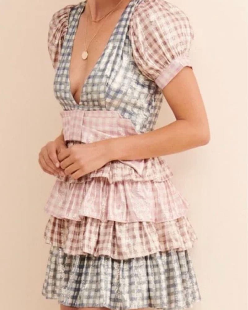 Loveshackfancy Gingham Puff Sleeve Dress - Image 2