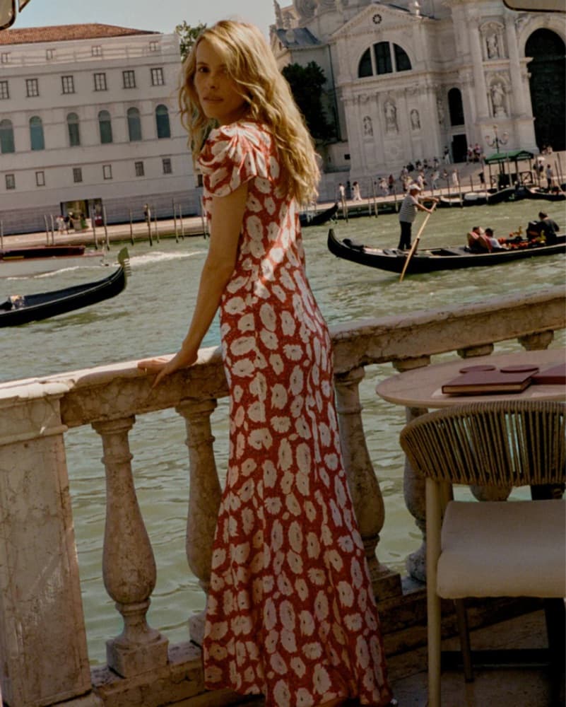 Doen Alna Dress- Rouge Fleurs D’Anemone - Image 1