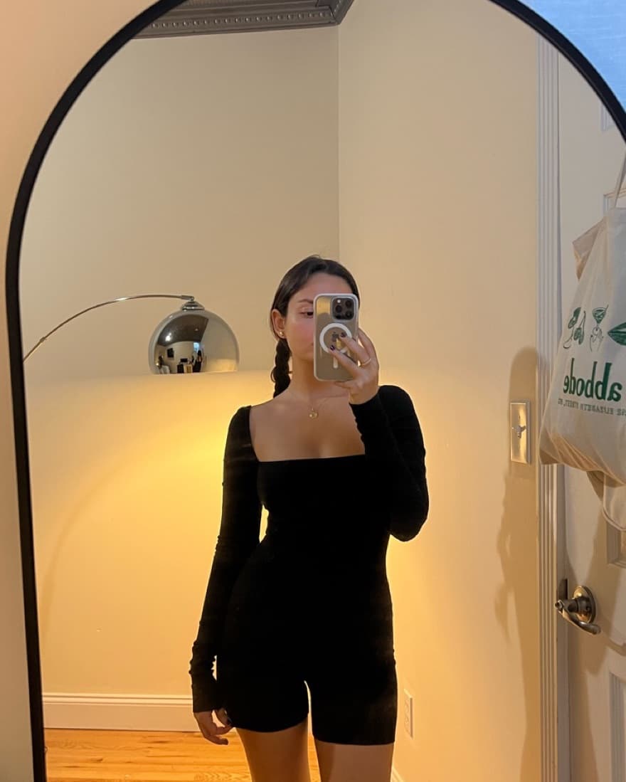 Are You Am I Black Body Suit - Image 3