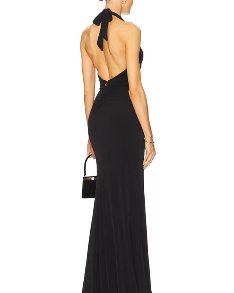x REVOLVE Illegal Halter Gown - Image 2