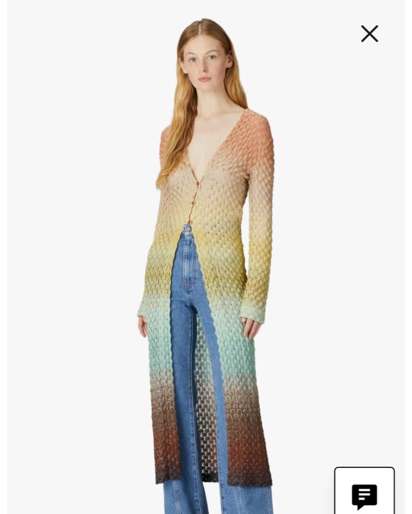 Missoni Knit Maxi Cardigan - Image 1