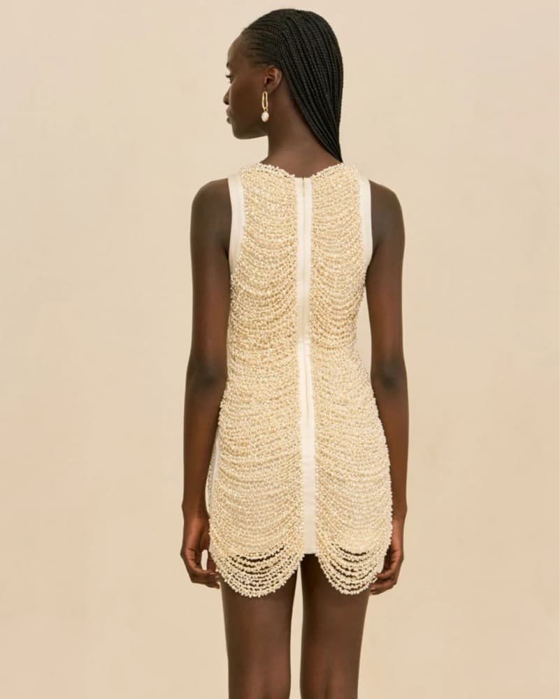 Madison Dress Pearl - S - Image 4
