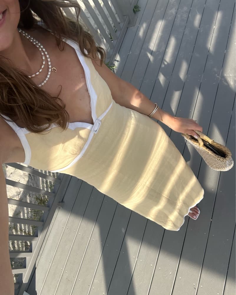 Reformation Linen Dress - Image 1