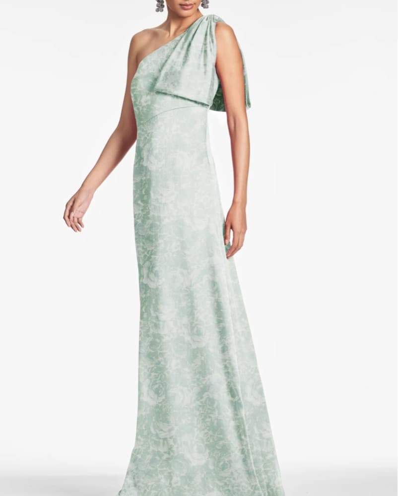 Chelsea Gown  Sage Floral - Image 1