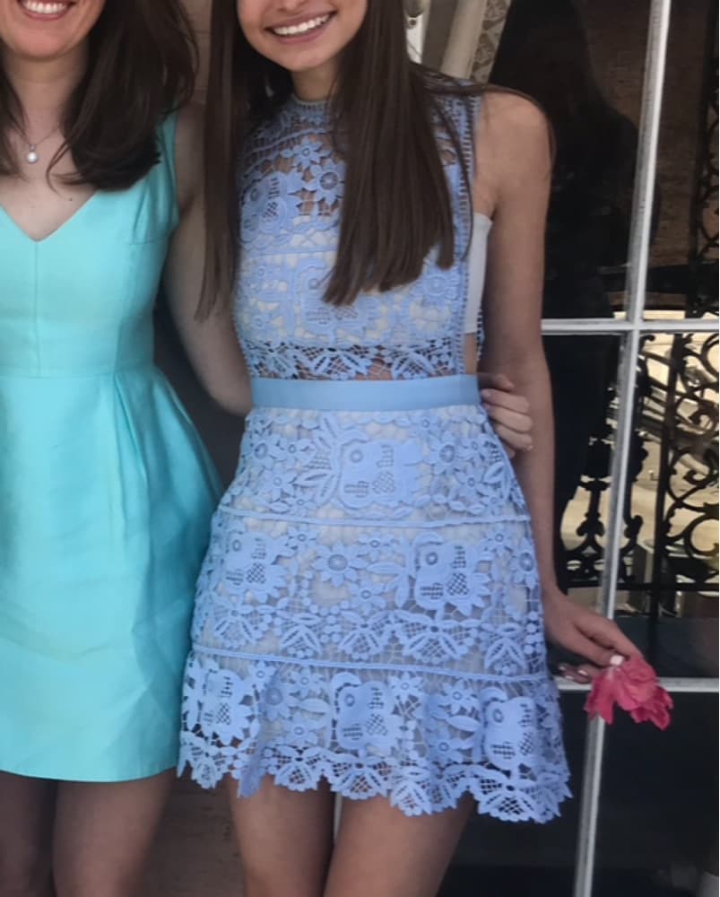 Self Portrait Lace Dress - Image 3