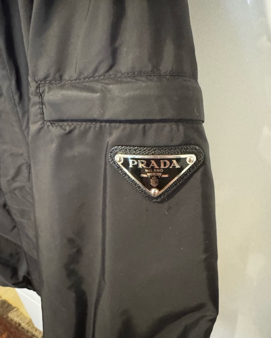Black Prada Nylon Jacket - Image 4