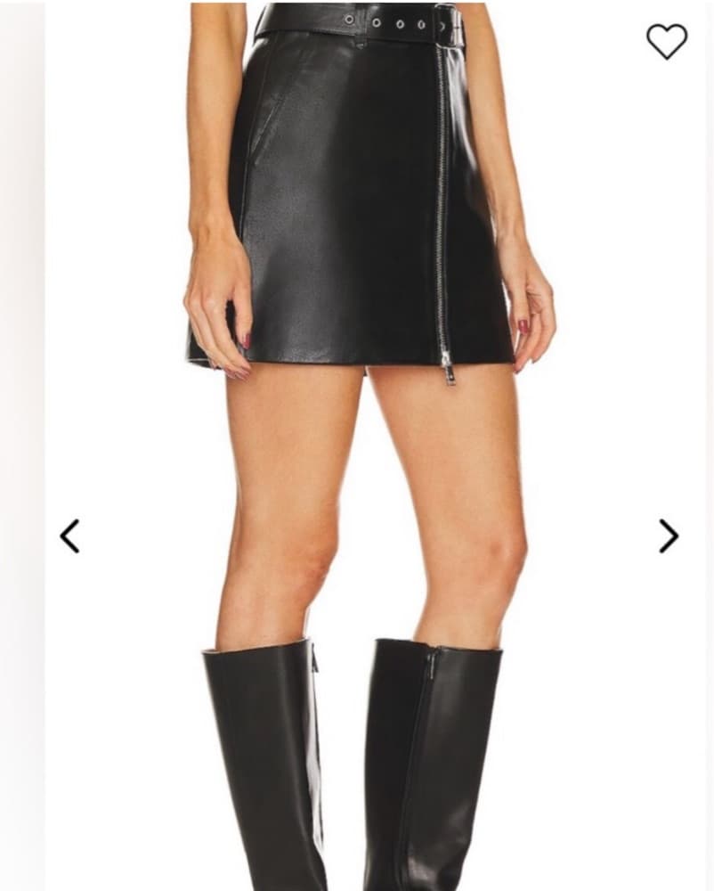Anine Bing leather skirt - Image 3