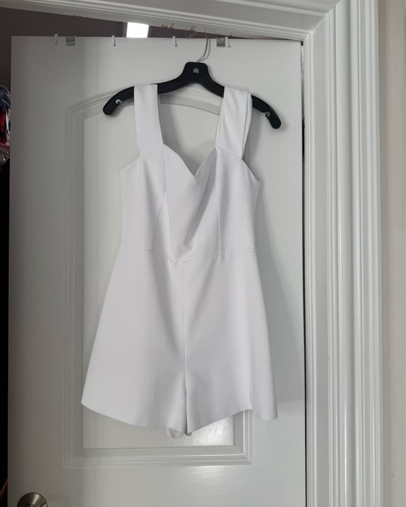 Alice + Olivia White Romper - Image 2