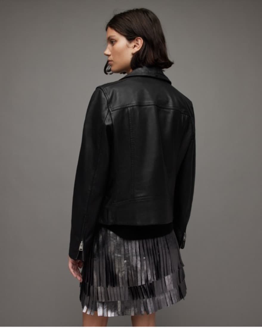 Allsaints Dalby Leather Biker Jacket - Image 3
