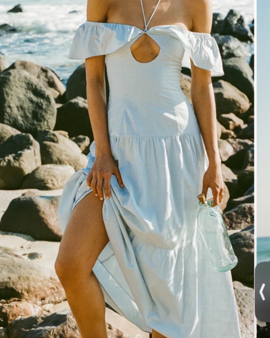Sabo Blue Maxi Dress - Image 1