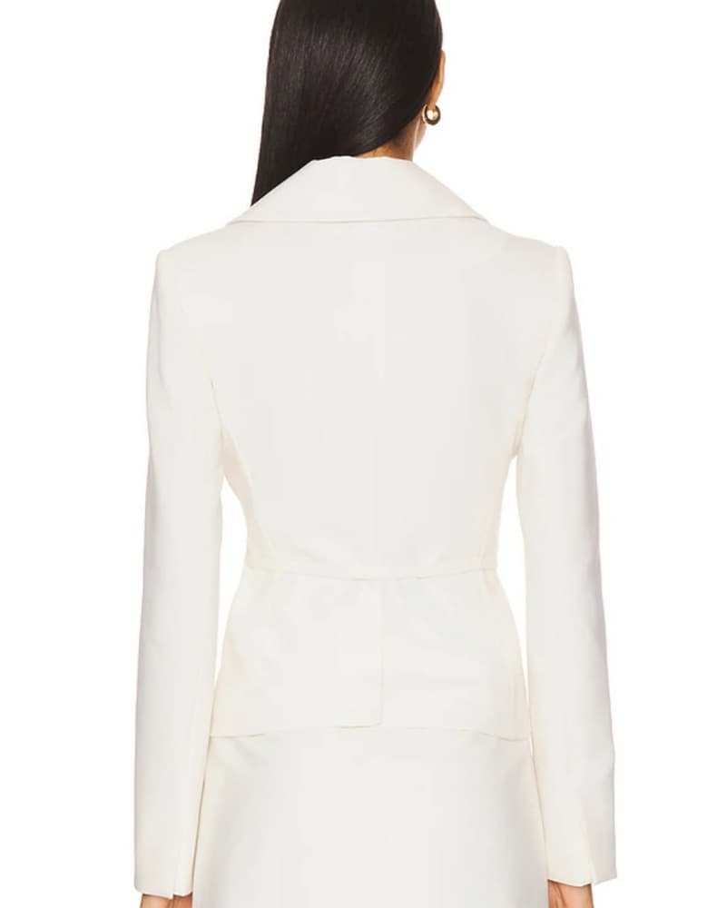 L'Academie blazer jacket In Off-white - Image 2