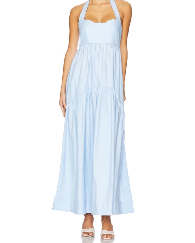 SHONA JOY- Light blue Dress - Image 3