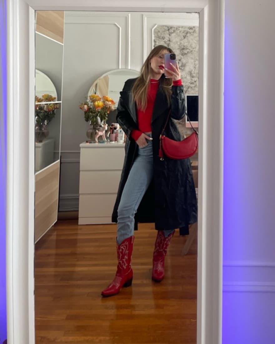 Red Cowboy Boots - Image 2