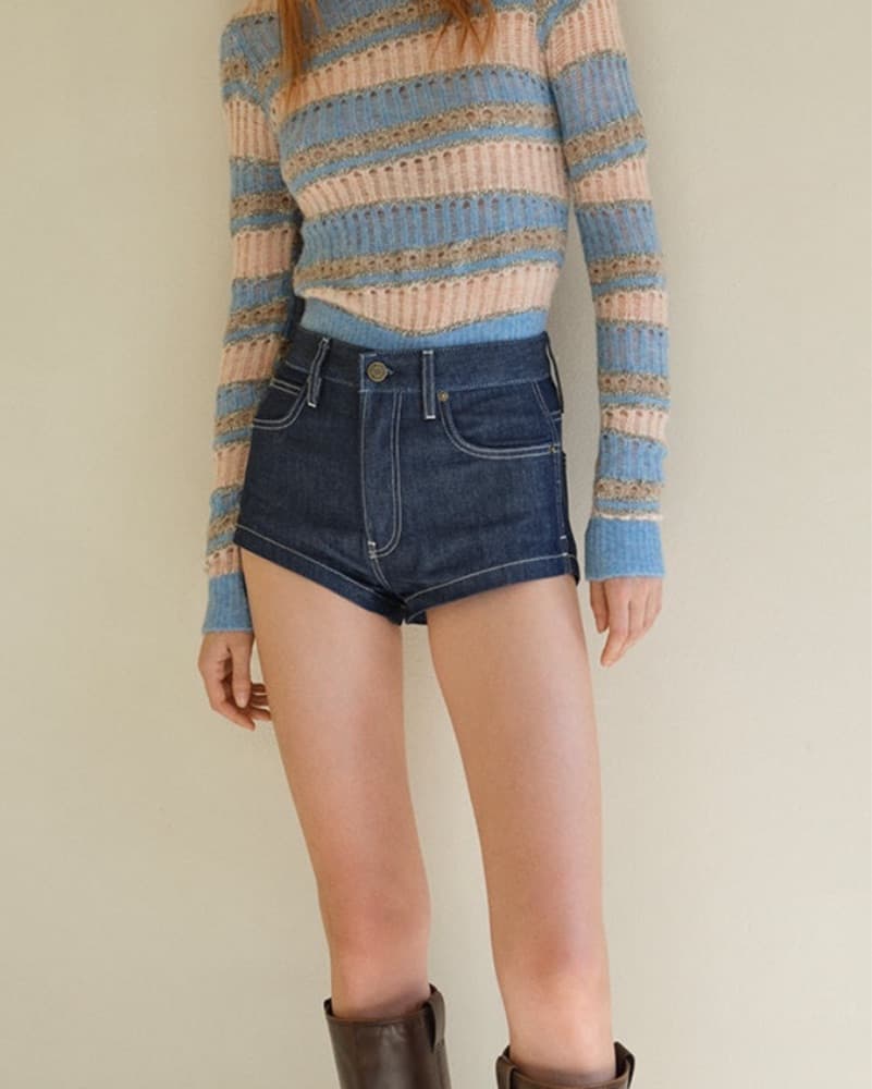 Frame Denim The Mini Short Victoria  - Image 3