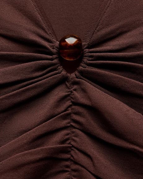 Zara Brown Top - Image 3