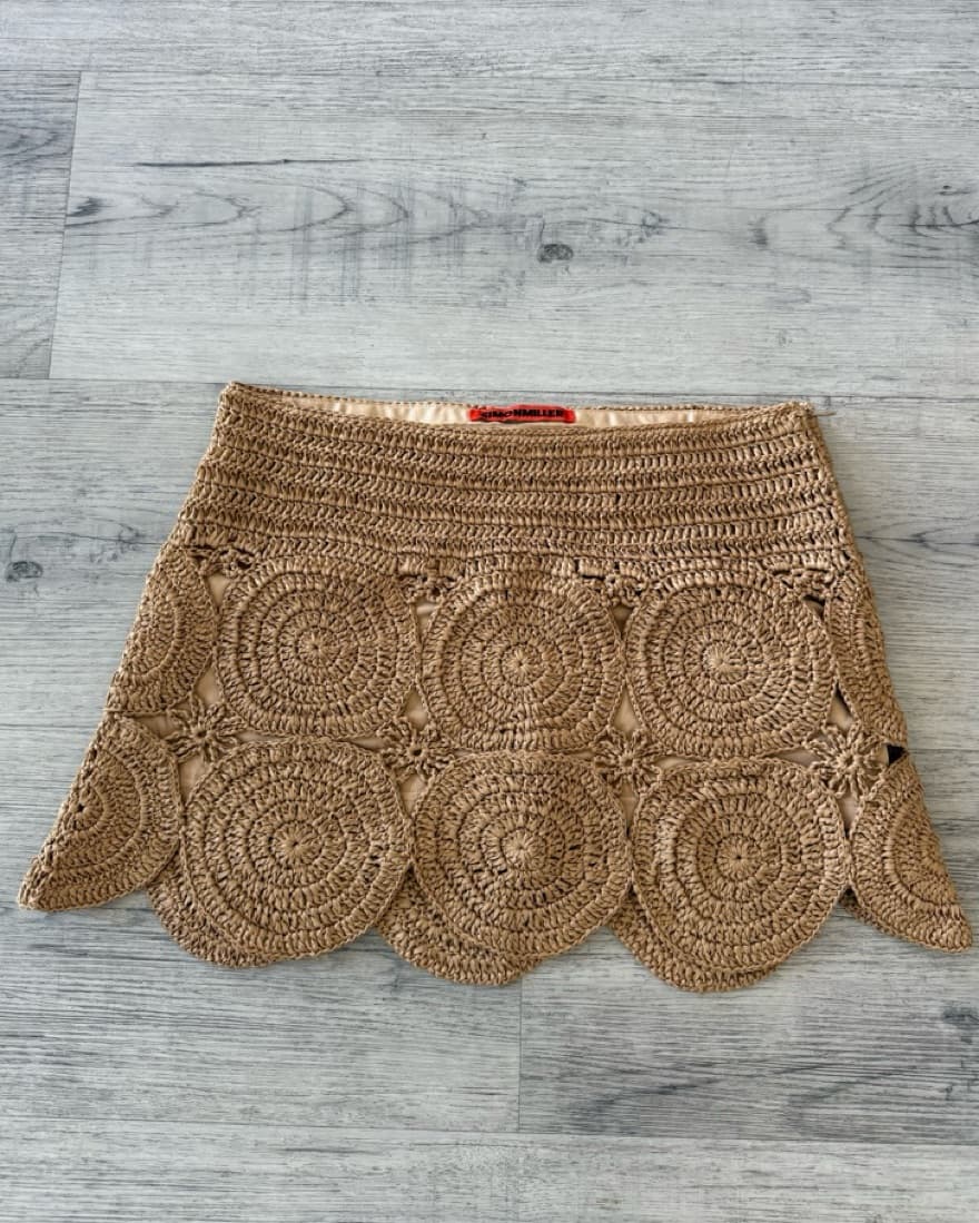 SIMONMILLER Beep Beep Skirt in Natural - Image 2