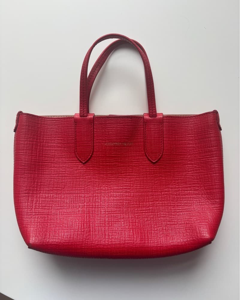 Alexander Mcqueen Red Purse - Image 1