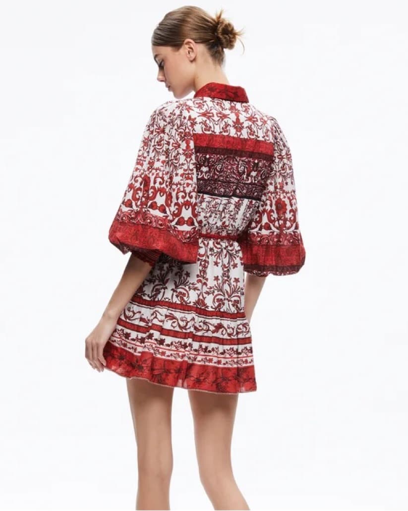 Alice & Olivia Tiffie Mini Dress 0 - Image 4