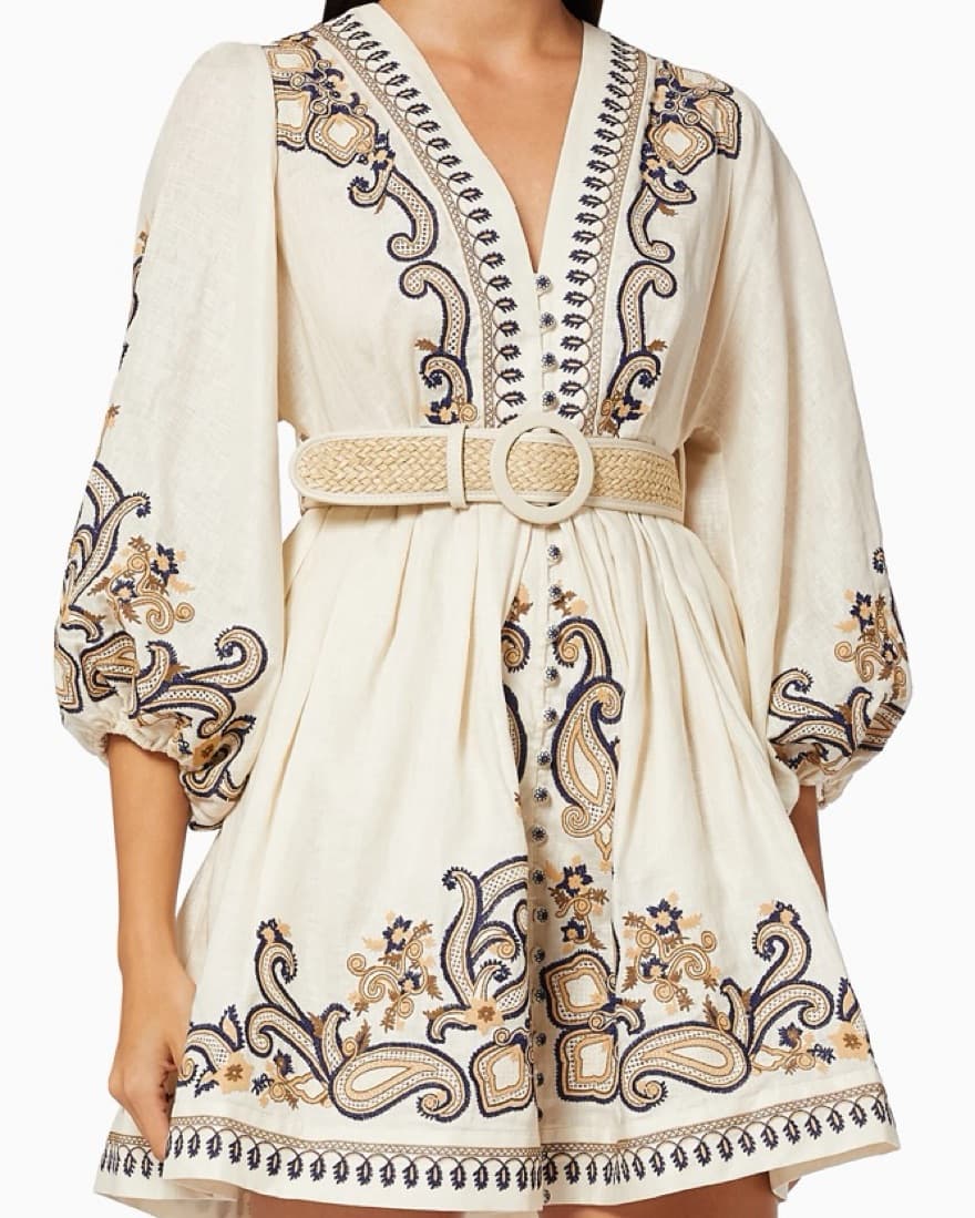 Zimmerman Mini Dress - Image 3