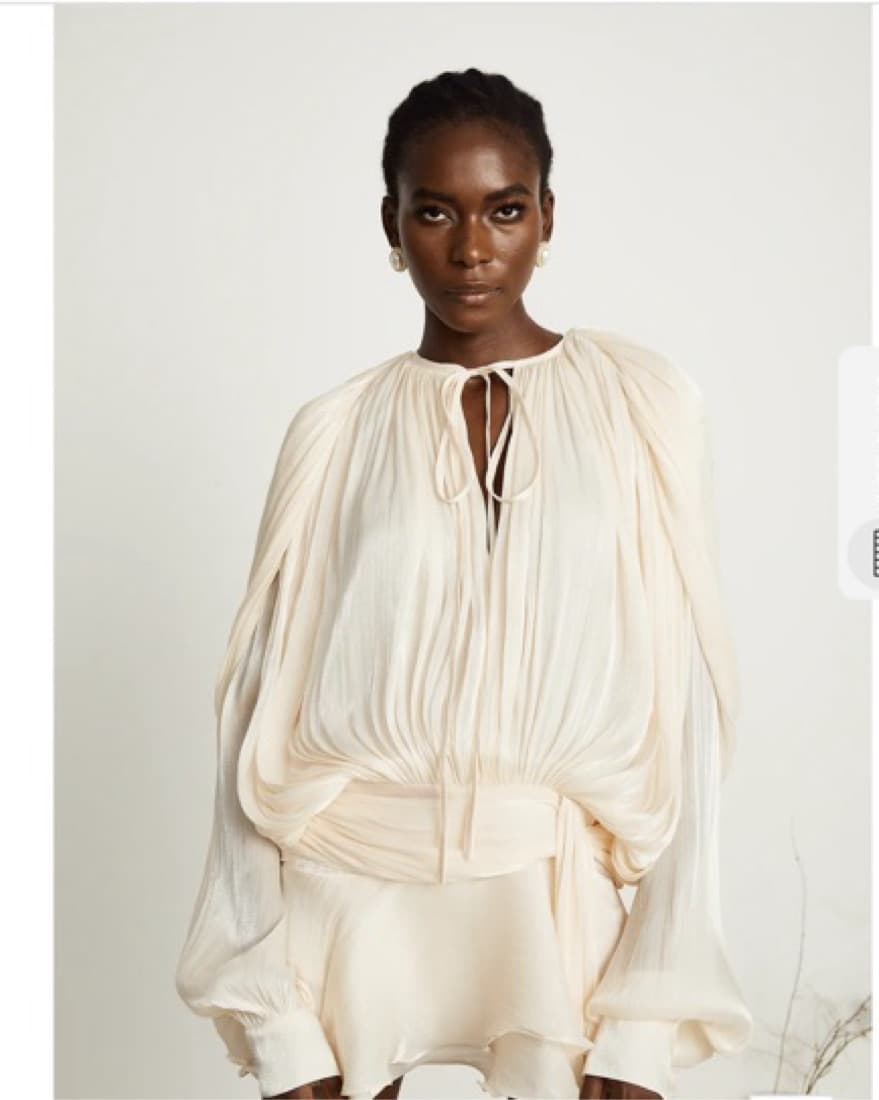 Miss Rosier EUGÉNIE FULLY-PLEATED RUFFLE - Image 1