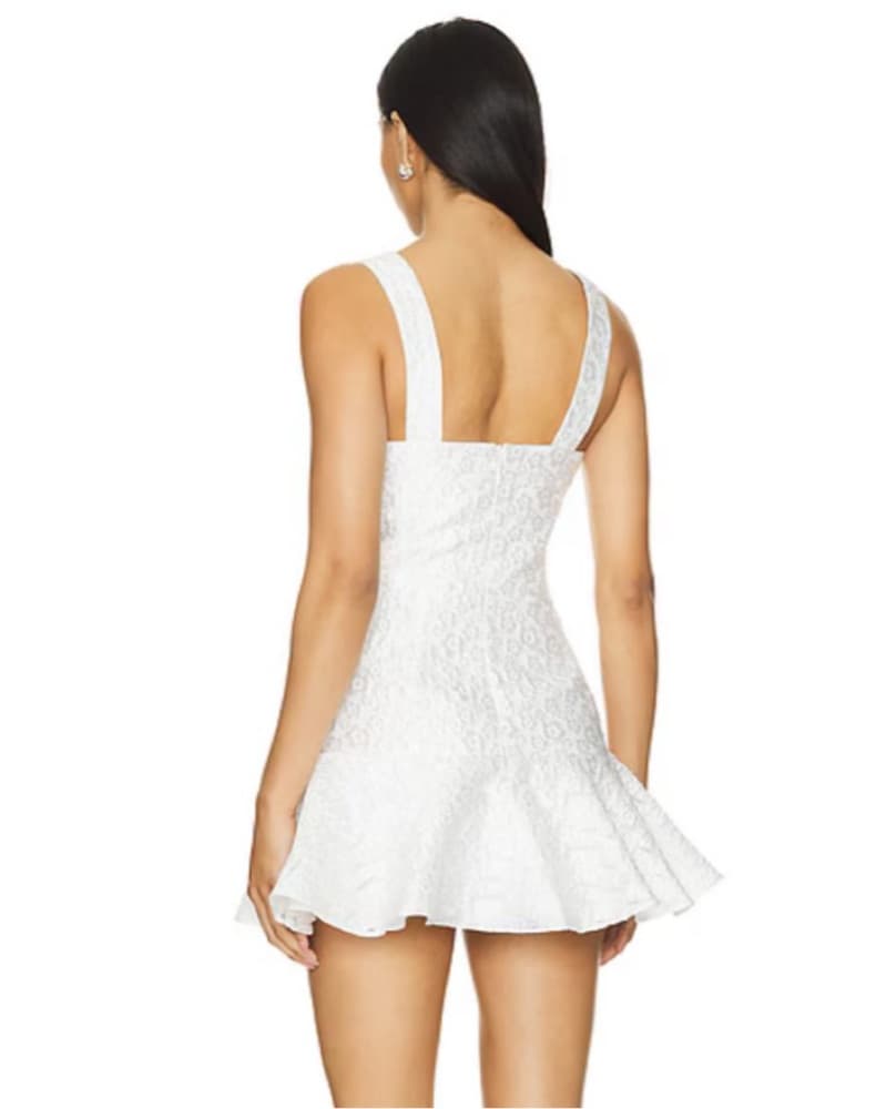 Annalise Mini Dress- Ivory - Image 3