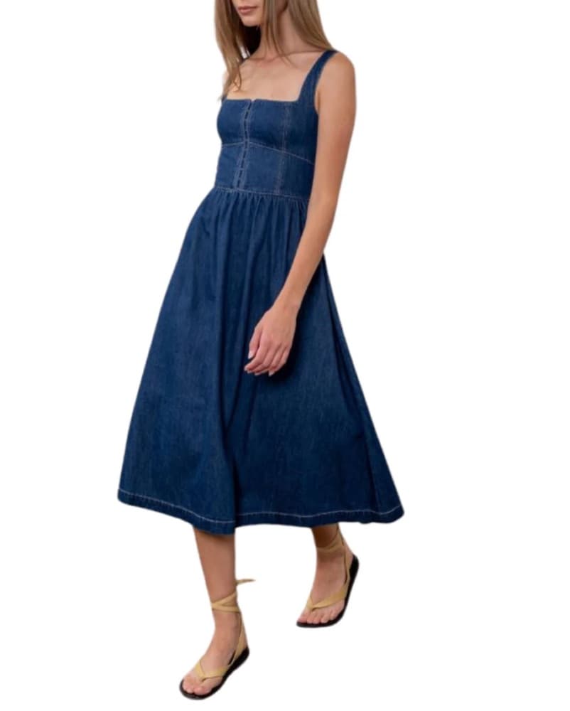 Moon River Denim dresss - Image 1