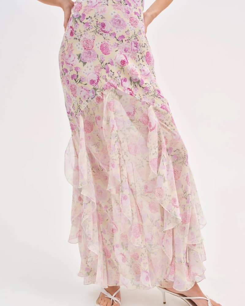 For Love And Lemons Floral dress  - Image 4