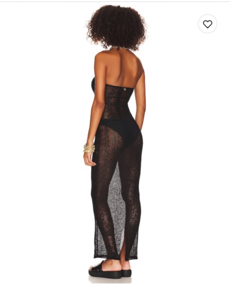 Bananhot Black Net Dress - Image 2